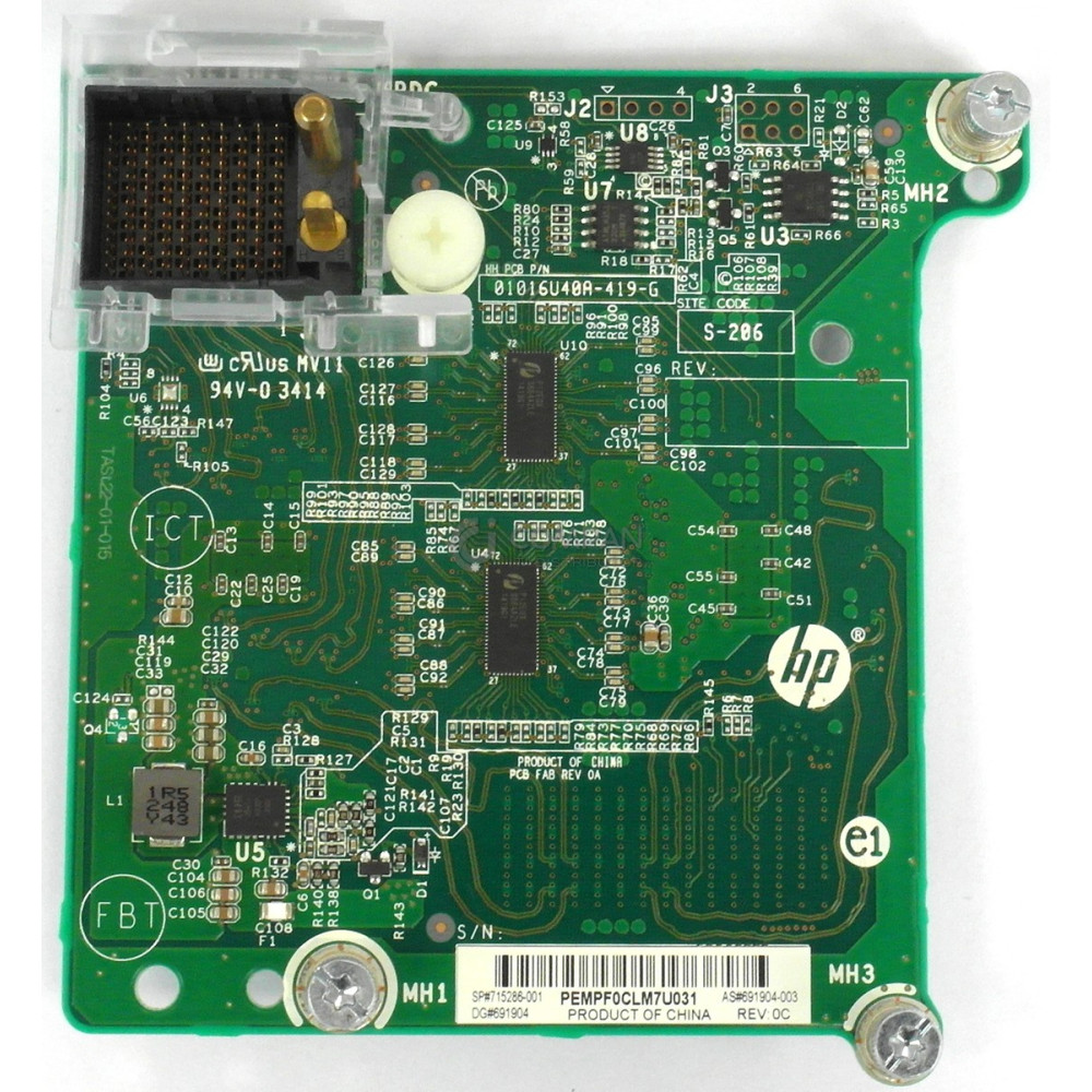 715286-001 HP MEZZANINE CARD PASS THROUGH PCI-E FOR HP PROLIANT WS460C G8